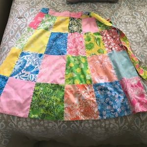 Lilly Pulitzer reversible tie waist skirt